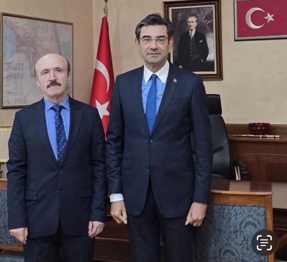Büyükelçi Mustafa Türker Arı, UEB Gürcistan Ülke Temsilcisi İlker Çakan’ı Kabul Etti